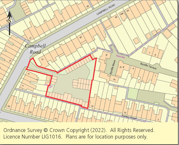 Lot: 83 - LAND WITH PLANNING FOR FIVE HOUSES -
